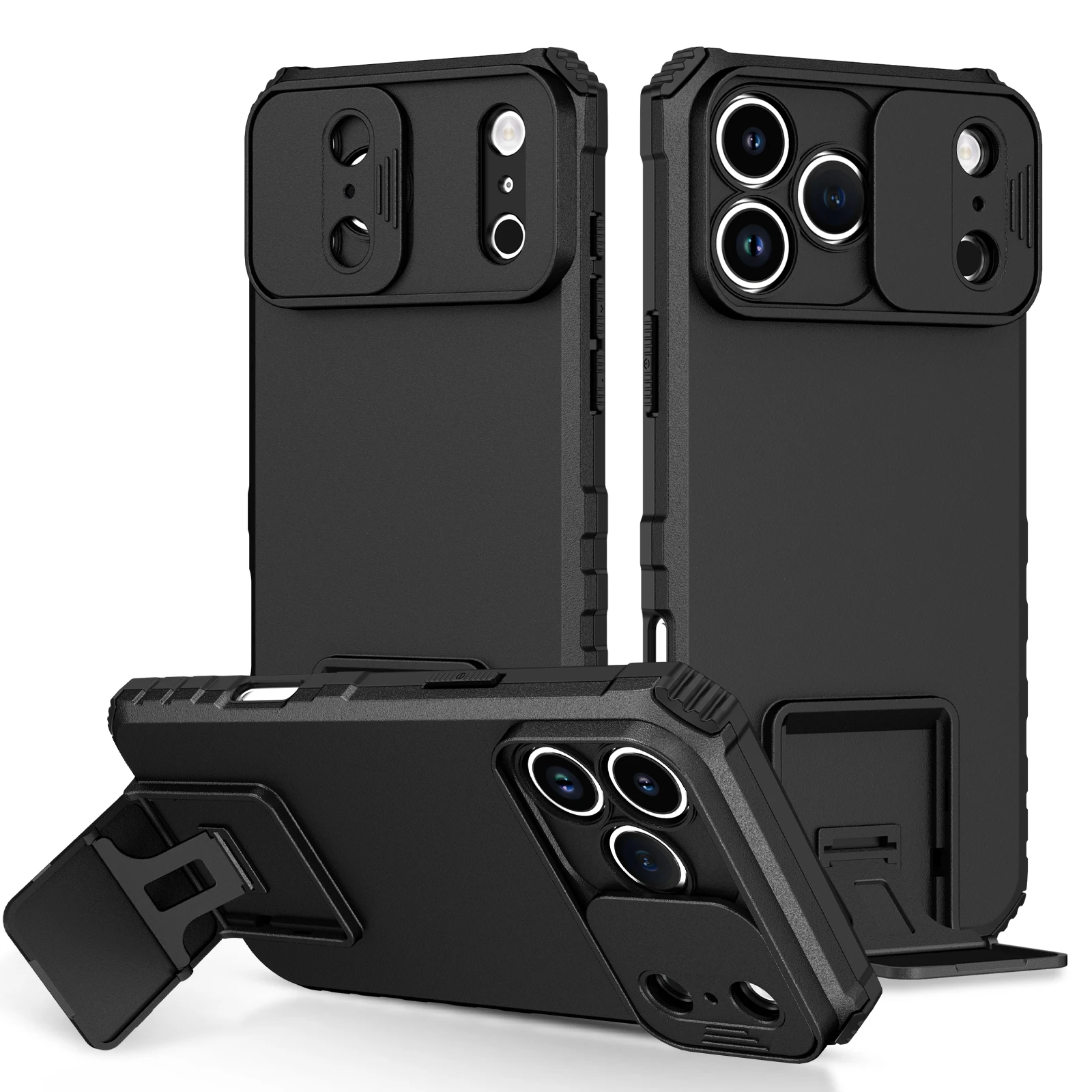 

Fashion Black Hard Case for Iphone 17 Pro Max 13 12 Pro 14 Plus 17 Air 15 16 Iphone16 Iphone17 Iphone15 Iphone14 Accessories
