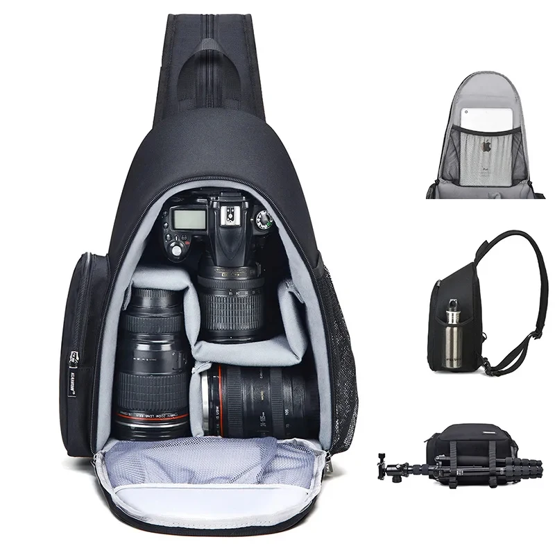 

DSLR Camera Backpack for Nikon Sony Canon Photography Equipment Shockproof Water-resistant Shoulder Bag for Outdoor Travel