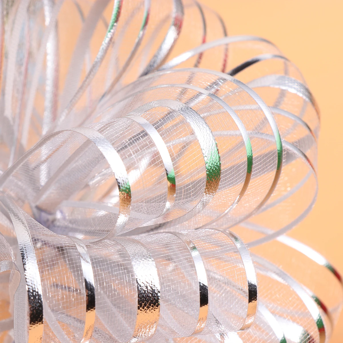 

10Pcs Pull Bows for Wedding Party Gift Decor Silver High Quality Thicker Stable Perfect for Christmas Tree Wine Bottle