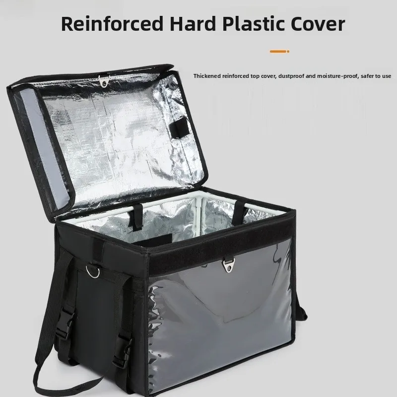 New 2030L Delivery Box Pedal Version with Front Board Car Mounted Fixed  Vehicle Insulated Meal Box Waterproof Bag