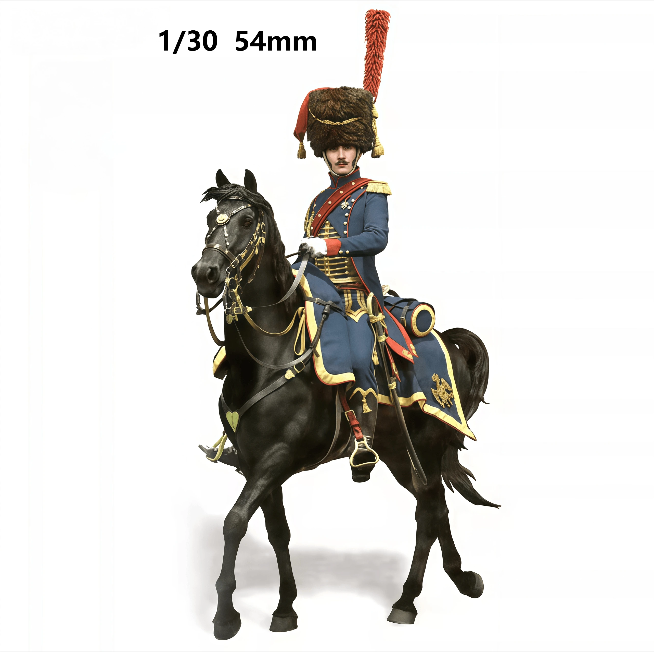 

Комплект для сборки модели из литья смолы 1/30, Gk, модель персонажа Royal Guard, неокрашенный