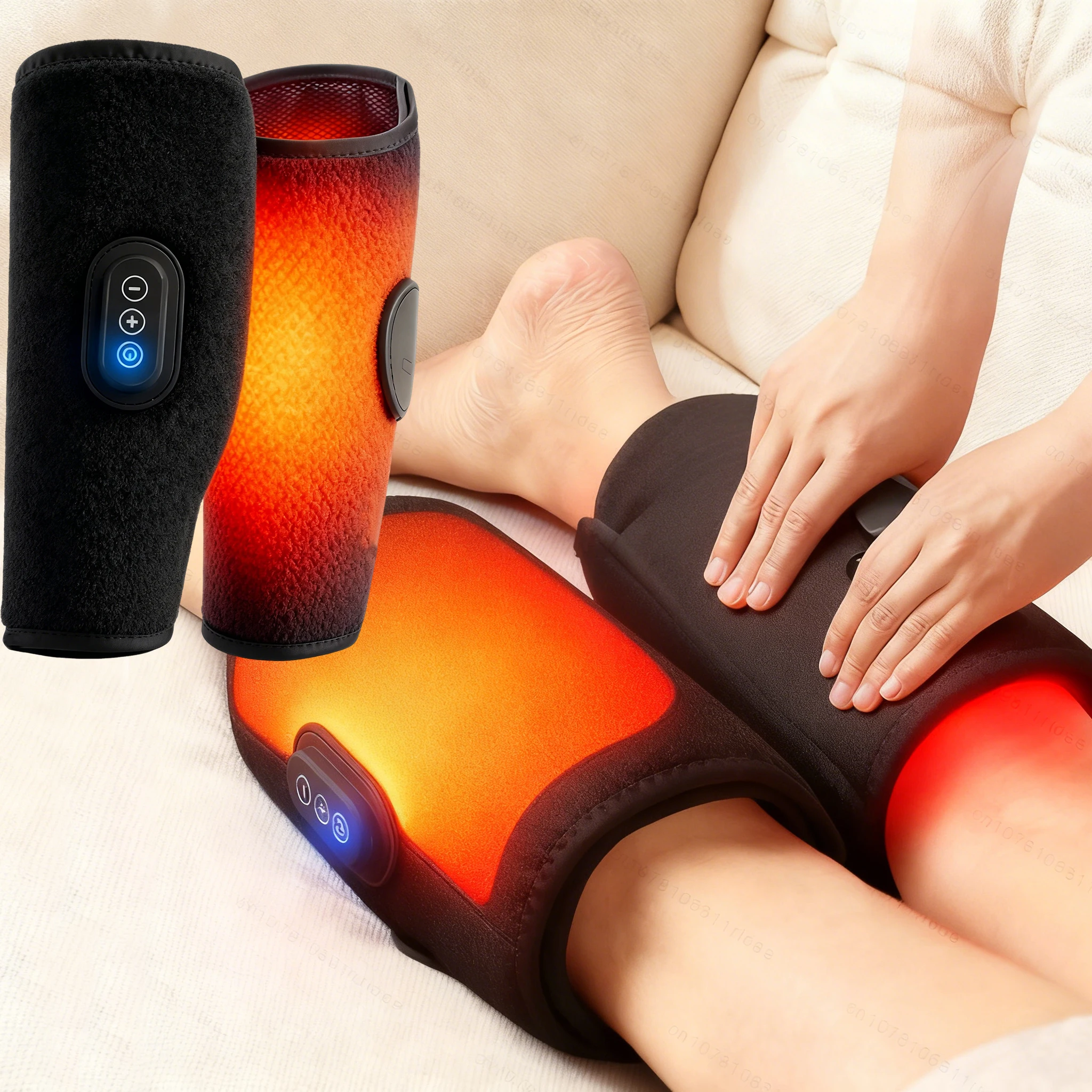 

Kneading Air Pressure Massage Electric Leg Massager 3 Modes for Leg Muscle Relaxation Promotes Blood Circulation Wireless 1pc