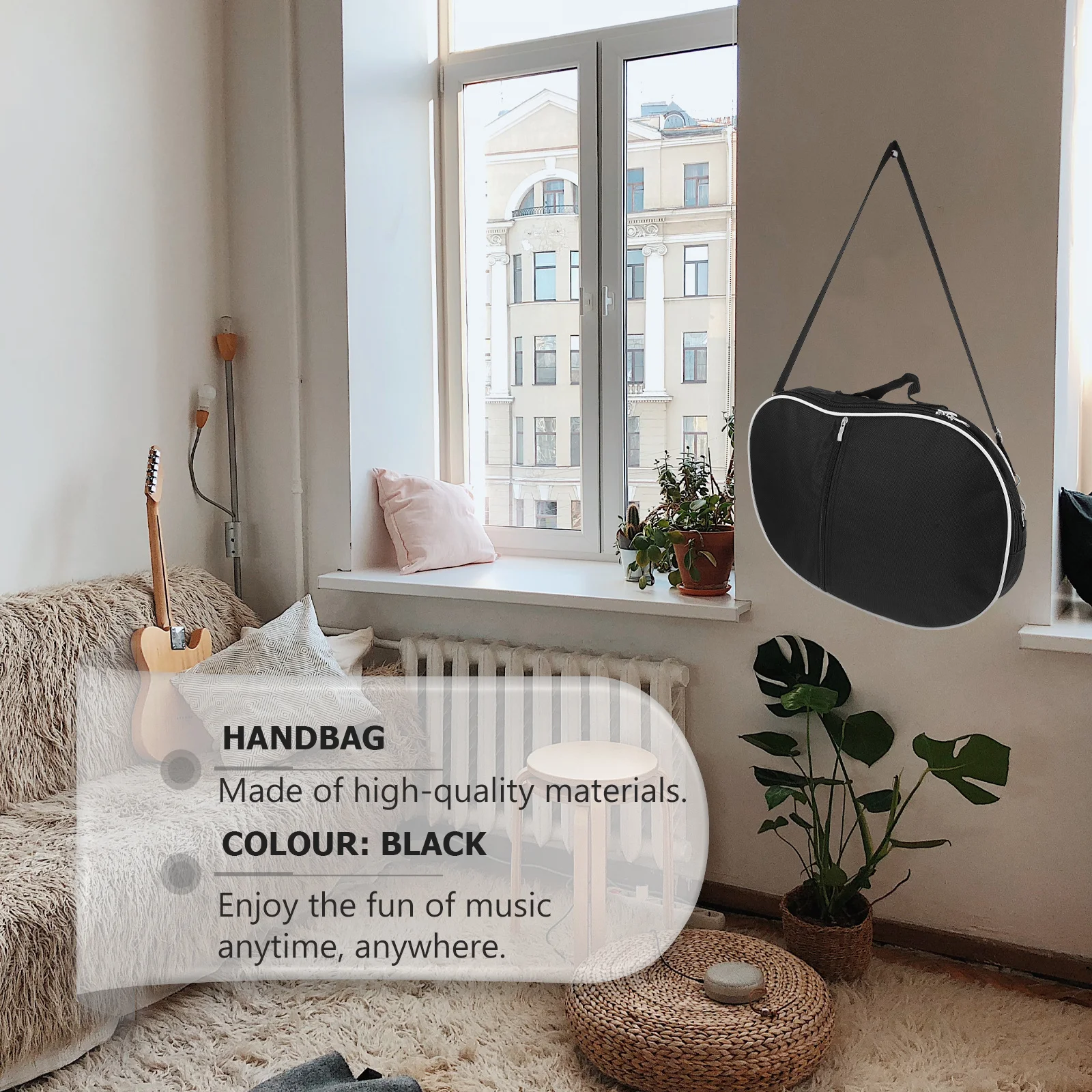 

Compact Harp Bag Premium Lyre Harp Storage Carry Bag Sturdy Build Travel Friendly Ideal for Daily Use and Collection