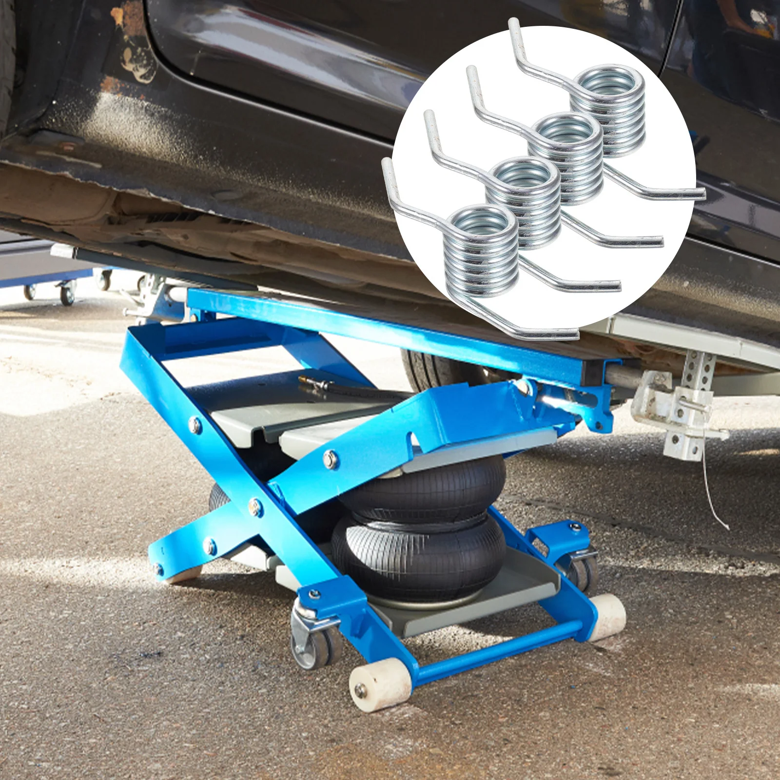 

4Pcs Hydraulic Jack Return Spring Replacement Heavy Duty Spring for Floor and Horizontal Jack Handle Return Spare Parts
