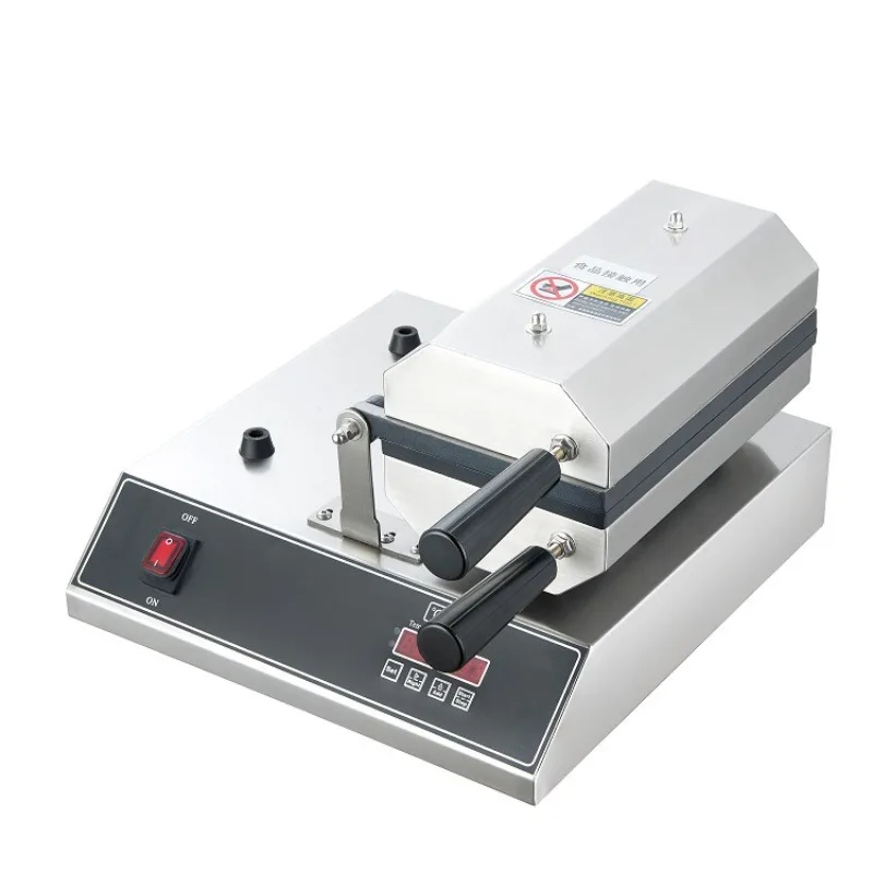 Commercial electronic crispy waffle machine, stainless steel body non-stick cookie machine