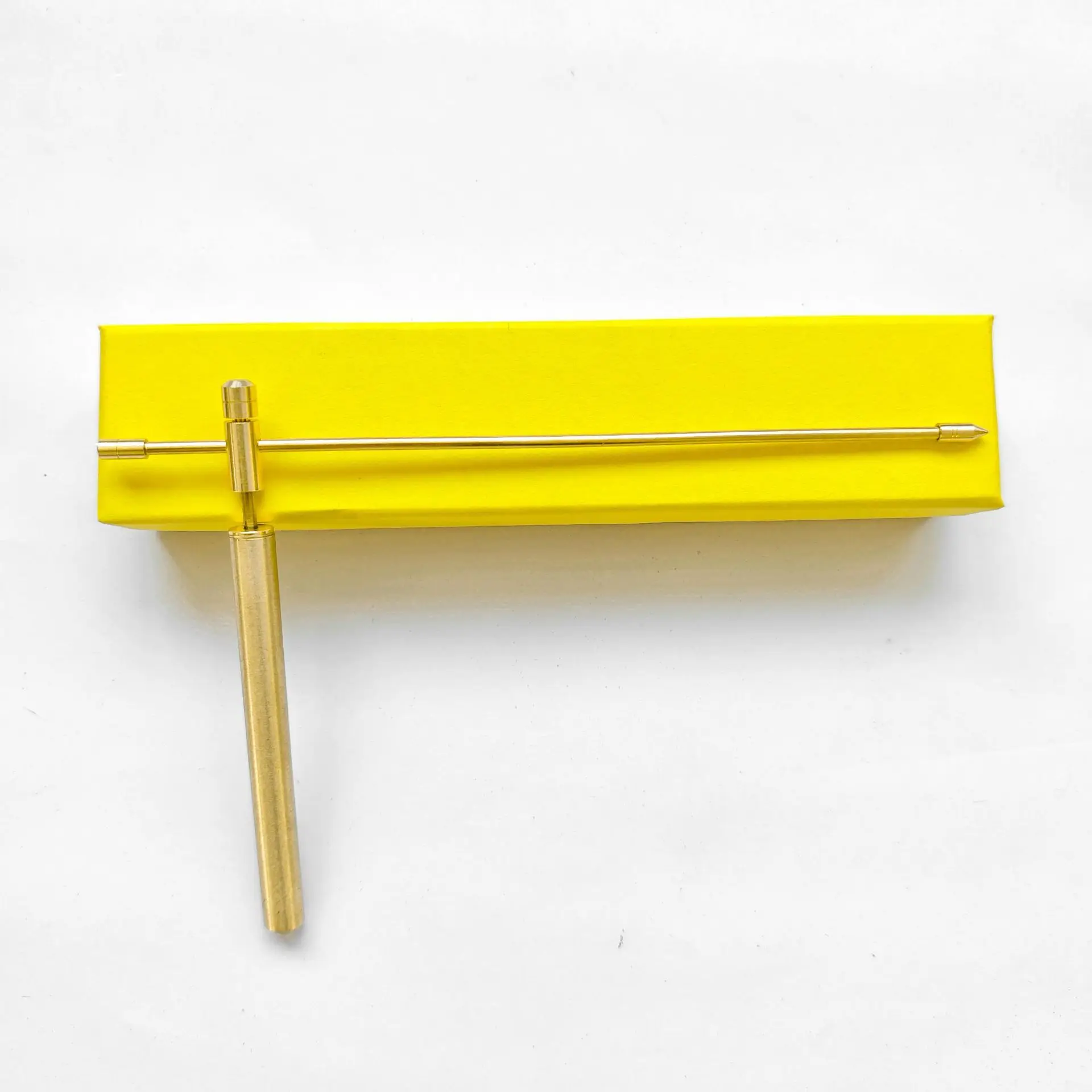 High Sensitivity Brass Yang Gong Dowsing Rod Foldable Portable Detector