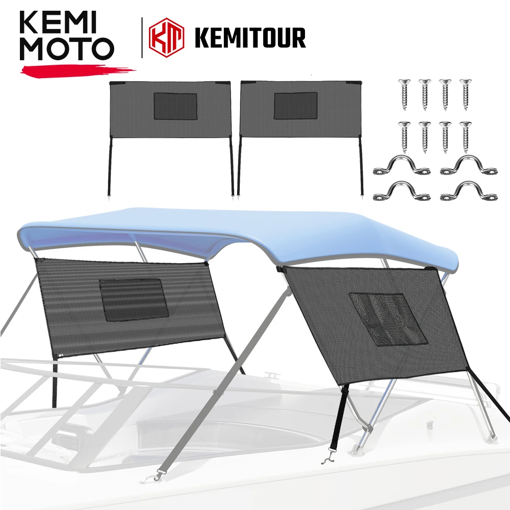 

2 шт., сумка для хранения лодок, регулируемый органайзер, сетчатый держатель для снастей и спасательной куртки, подвесная сетка, наклонная стойка, морские аксессуары, 50 дюймов