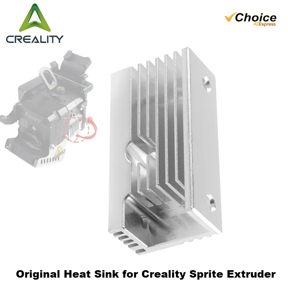 Creality 3D Sprite Extruder Pro Cooling Block 41*20*13mm Heat Sink for Ender3 S1 Plus/Ender S1 Pro/CR10 Smart Pro/Sermoon V1 Pro