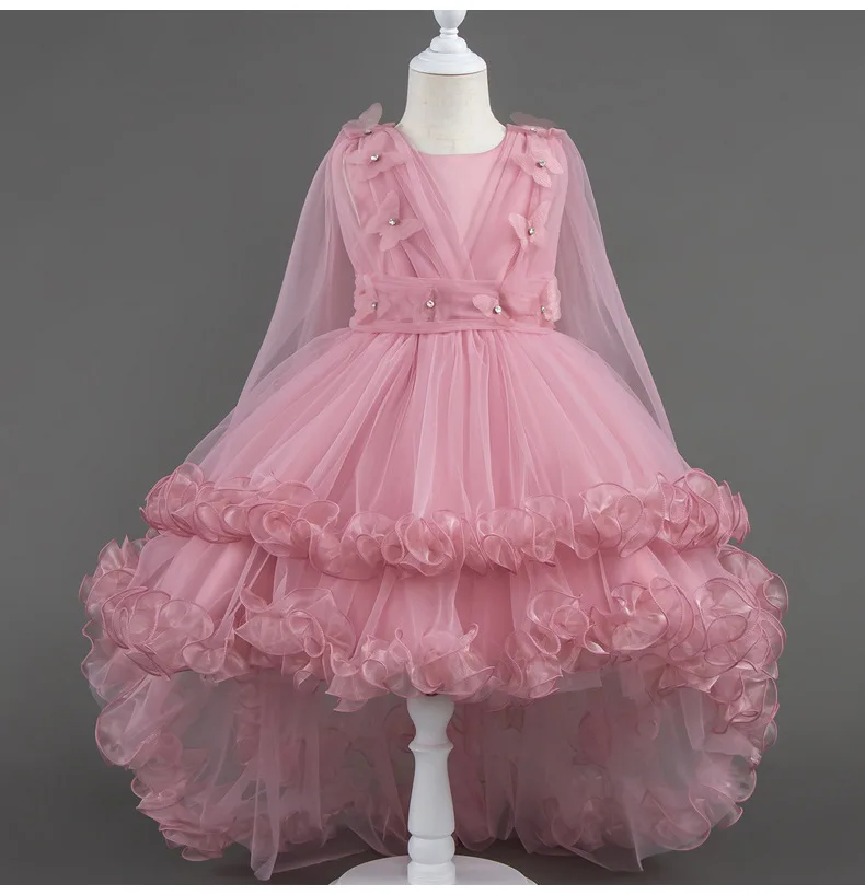 

Puffy Dress For Girls 2 To10 Years 2026 New Summer Fashion Show Piano Performance Dress Princess Dress children's Birthday Dress