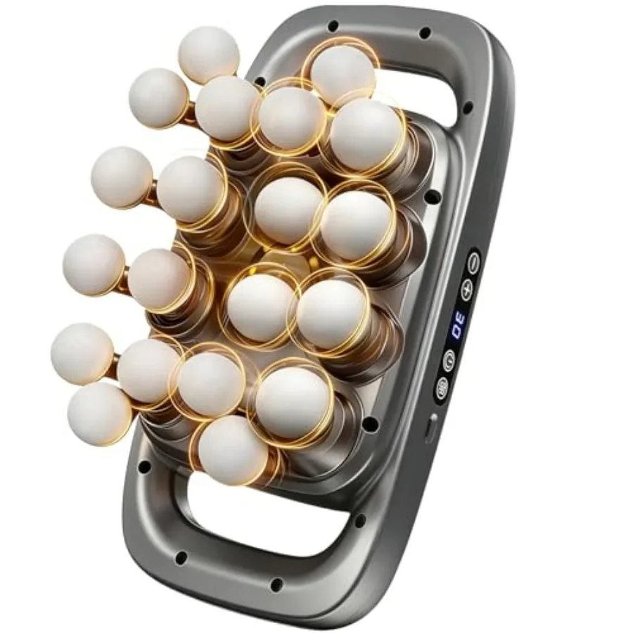 

Массажный пистолет для глубокого перкуссионного массажа с 20 насадками, 3 режимами и 30 уровнями интенсивности – для массажа мышц спины, плеч, стоп и всего тела