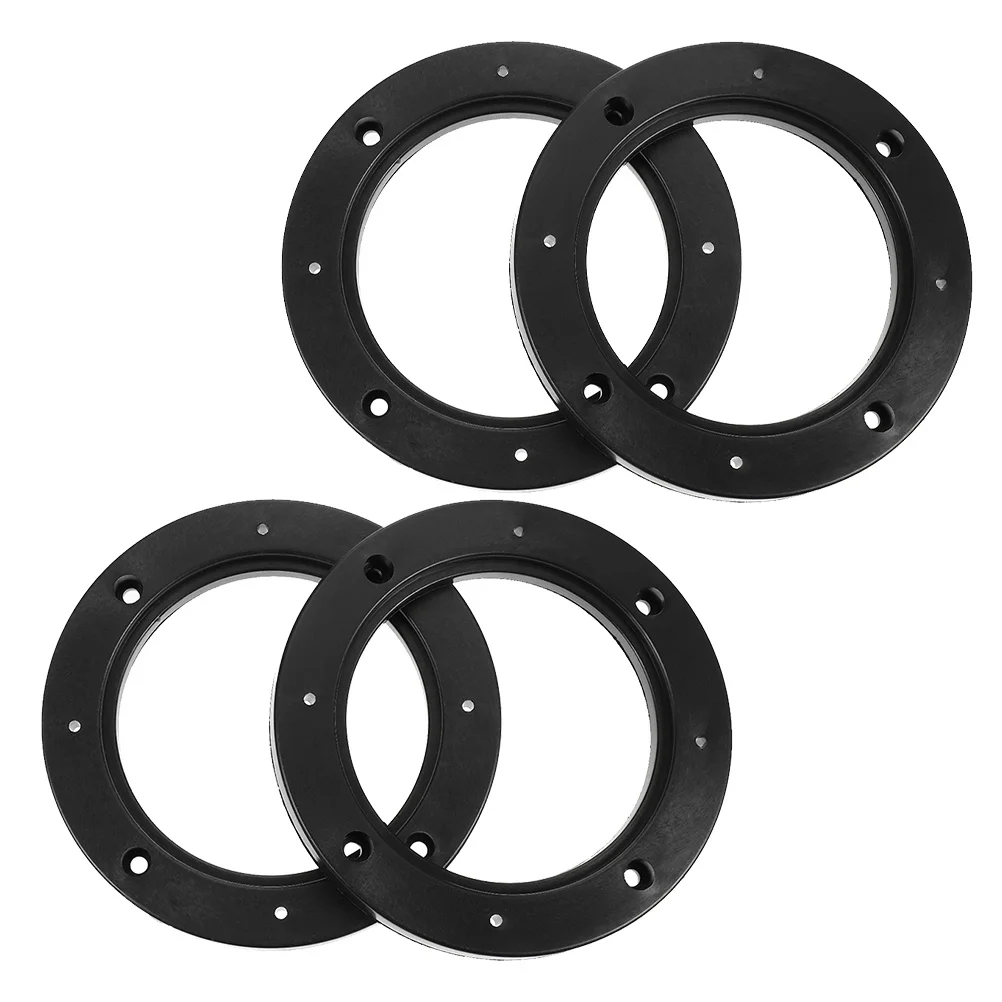 

4Pcs 5 Inch Universal ABS Speaker Gasket Rings for Car Audio Improve Sound Safety Easy Installation Versatile Application