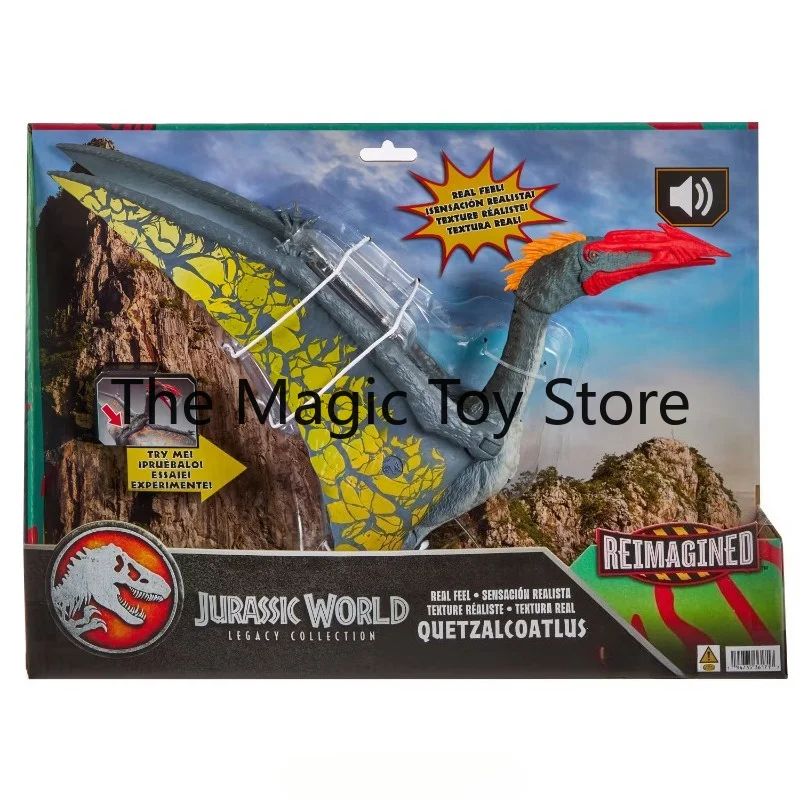 Original Jurassic World Legacy Collection Roaring Quetzalcoatlus, Articulated Dinosaur Figure Collectible Model Toy