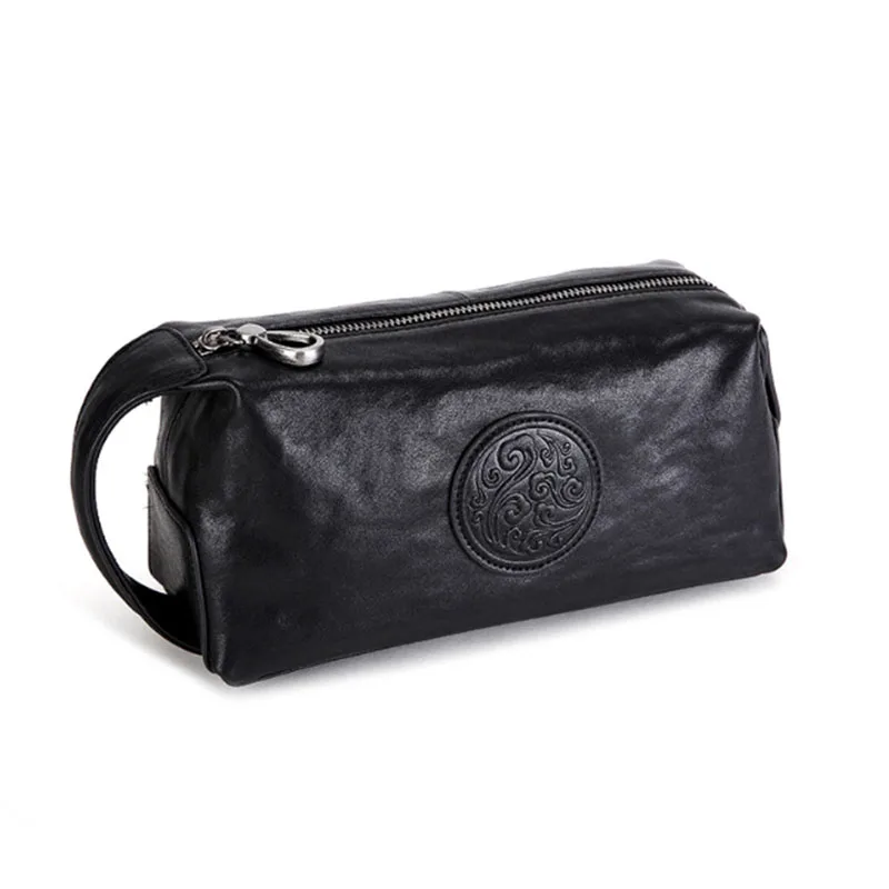 

New Men's Genuine Leather Large Capacity Handbag | High Quality Business Fashion Design Trendy Men's Versatile Handbag