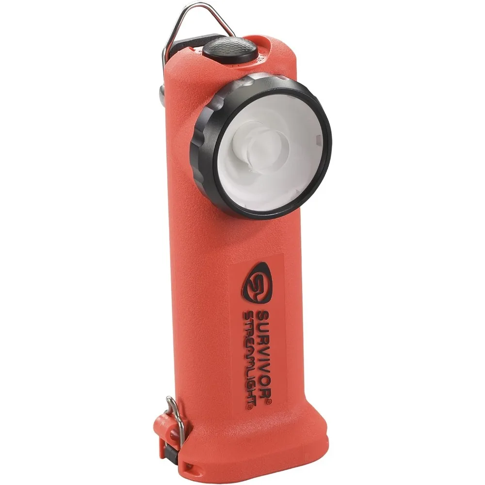 

Rechargeable Safety-Rated Firefighter Right Angle Flashlight with AC/DC Charging