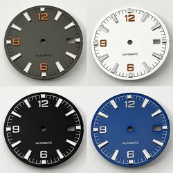 31mm Sterile Black White Blue Grey Watch Dial Fit NH35 ETA 2824 2836 Miyota 8215 821A Mingzhu DG2813 3804 Seagull 1612 Movement