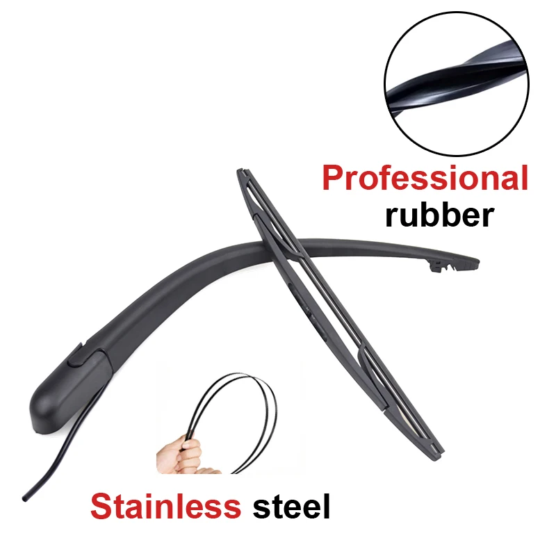 Xukey Rear Windshield Wiper Blade Arm Set For Renault Twingo I 2007 2006 2005 2004 2003 2002 2001 2000 1999 1998 1997 1996 1995