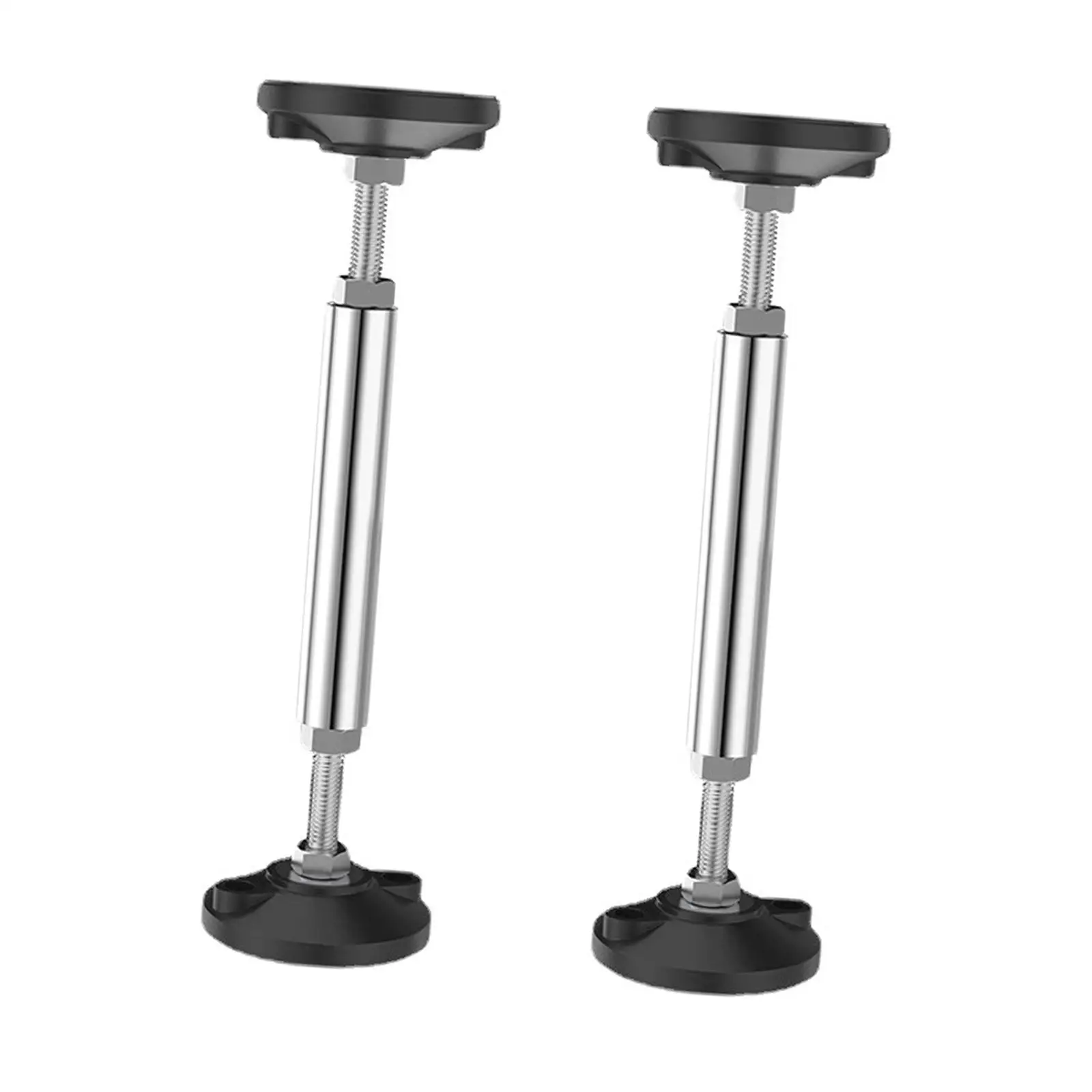 2Pcs Undermount Sink Brackets Stainless Steel Durability Sink Legs Adjustable for Bathroom Wash Basin Wall Cabinet Kitchen