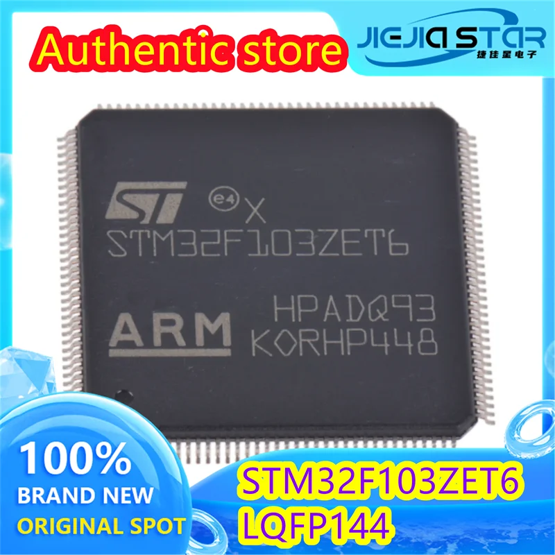 

(1/30 pieces) STM32F103ZET6 LQFP-144 ARM Cortex-M3 32-bit microcontroller MCU Original authentic spot delivery fast