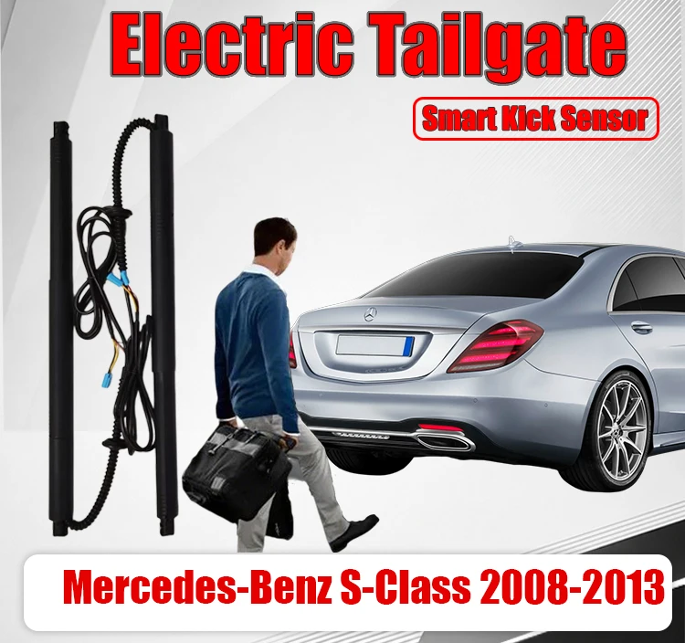 Electric Tailgate Upgrade Kit For Mercedes-Benz S-Class Power Lift Support Rods Auto Trunk Boot Lid Power Liftgate Modi