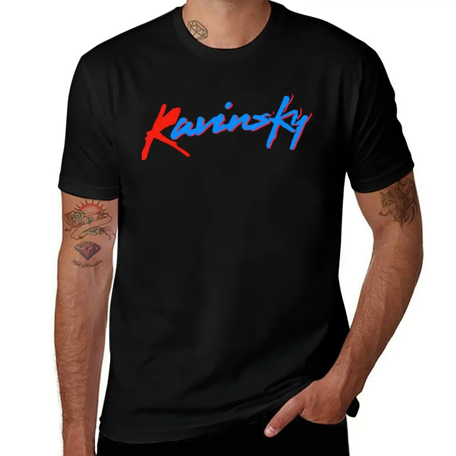 kavinsky T-Shirt plus size tops man t shirt plain t shirts men