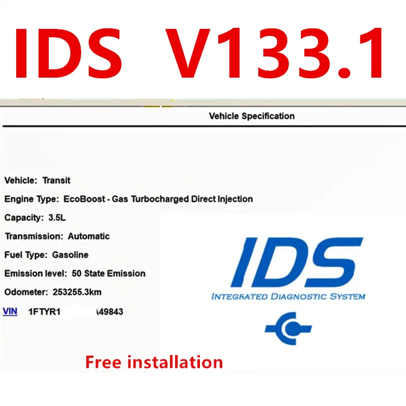 2026 New IDS 133.01 For For-d VCM II VCM III OBD2 Car Diagnostic Scanner Support Autroniq A100 A200 Multi‑Language Software