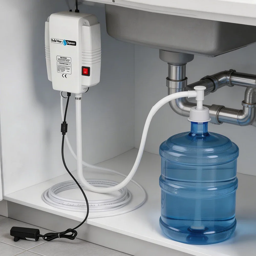 Automatic Bottled Water Pump 3.8L/min Flow Under Sink Electric Drinking Water Dispenser System for Home Self Priming Water Pump