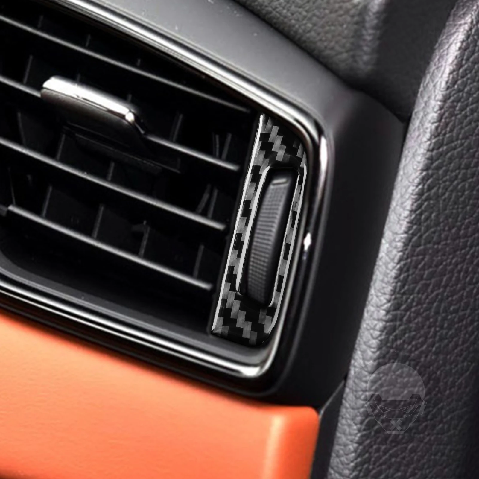 Carbon Fiber Dashboard Side Air Vent Outlet Panel Car Interior Accessories Cover Trim Sticker For Nissan X-Trail Rogue 2013—2021