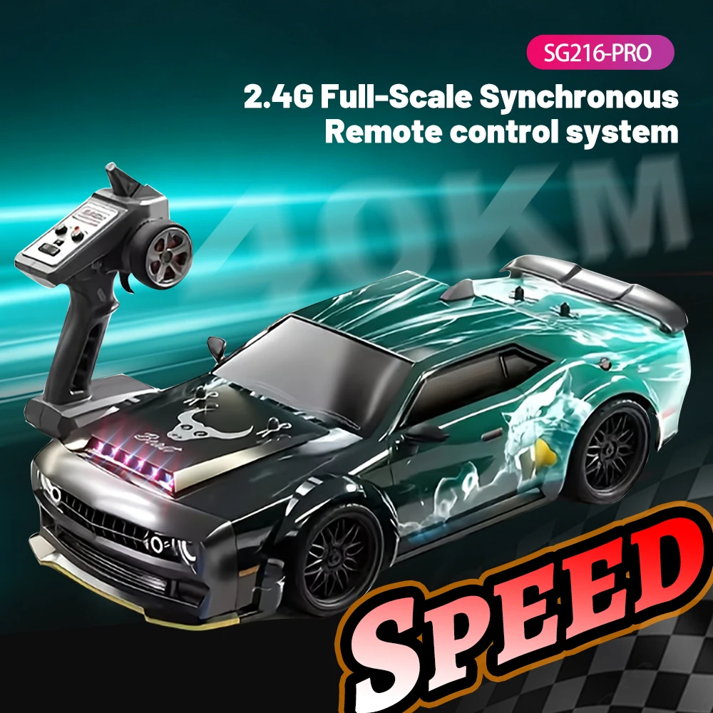 ZNLYRION 70KM/H RC Toy SG216MAX PRO 4WD RC Drift Car 1:16 Scale  2.4G Remote Control Brushless Racing Car With LED Lights for Adults view 5
