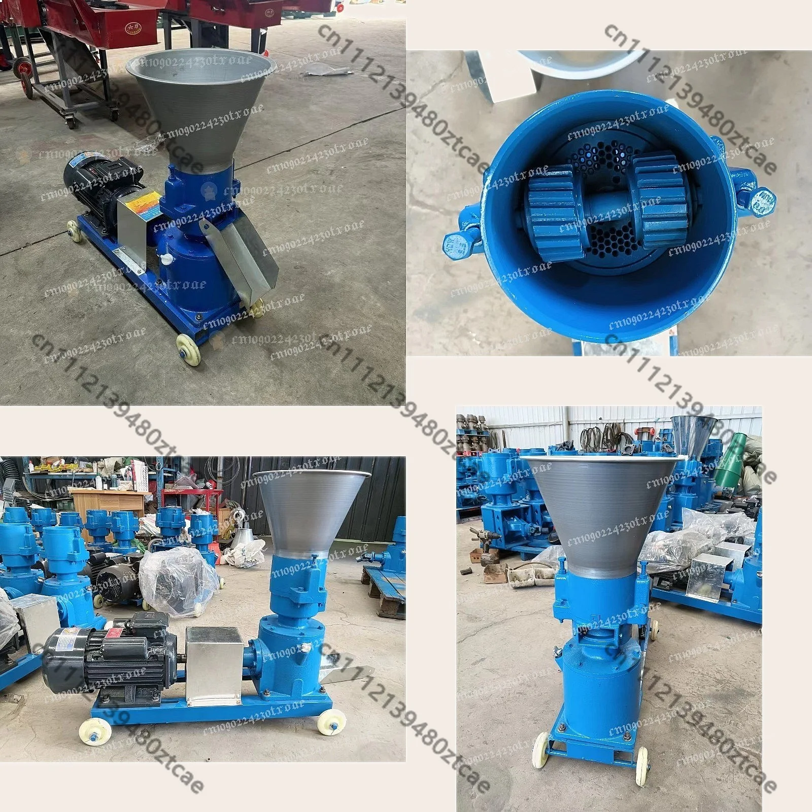 Customizable 125 Type Wet Dry Feed Pellet Machine 4kw 220V for Corn Straw Poultry