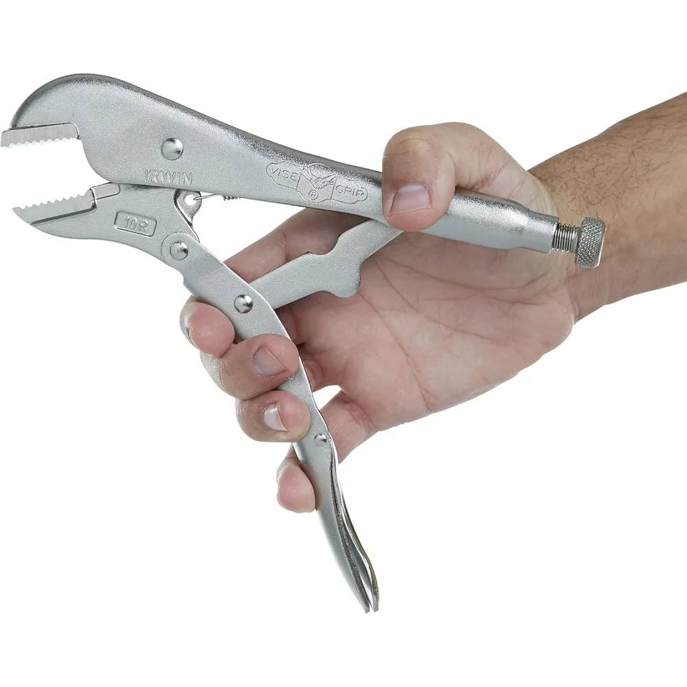 مجموعة أدوات قفل مكونة من 10 قطع مع صينية، نمط قبضة ملزمة أصلية، مجموعة أدوات يدوية شاملة للاستخدام الاحترافي