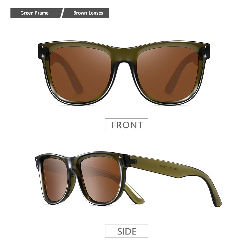 CRIXALIS Klassische Vintage-Mode und trendige Sonnenbrille für Männer und Frauen, Laufen, Radfahren, Fahren, Alltag, Sonnenbrille, UV400 – Detail 7