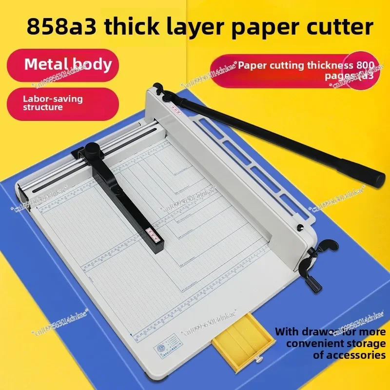 

Heavy Duty Paper Cutter 858 Type A3 Thick Layer Paper Cutter Cutting Knife Paper Cutter Thick Type Tender