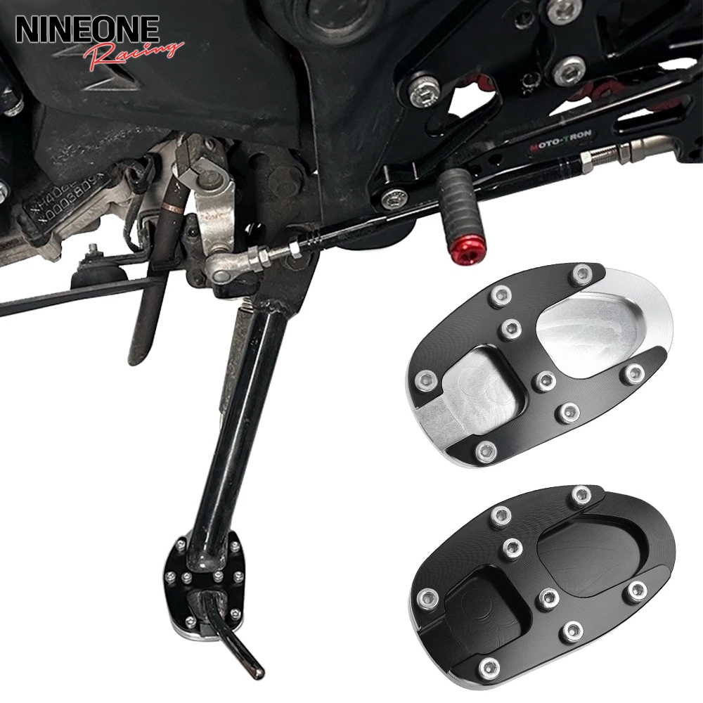 

Side Stand Shoes Flat Foot Extension Kickstand Pad Enlarger Plate For YAMAHA YZF R3 R25 MT-03 MT-25 Diversion/F FZ6R Accessories