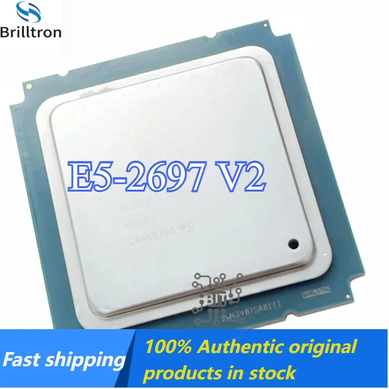 

1PCS Xeon E5-2697 V2 CPU 2.7GHz 30M QPI 8GT/s LGA 2011 SR19H C2 E5-2697 V2 CPU Processor 100% Normal Work LGA2011