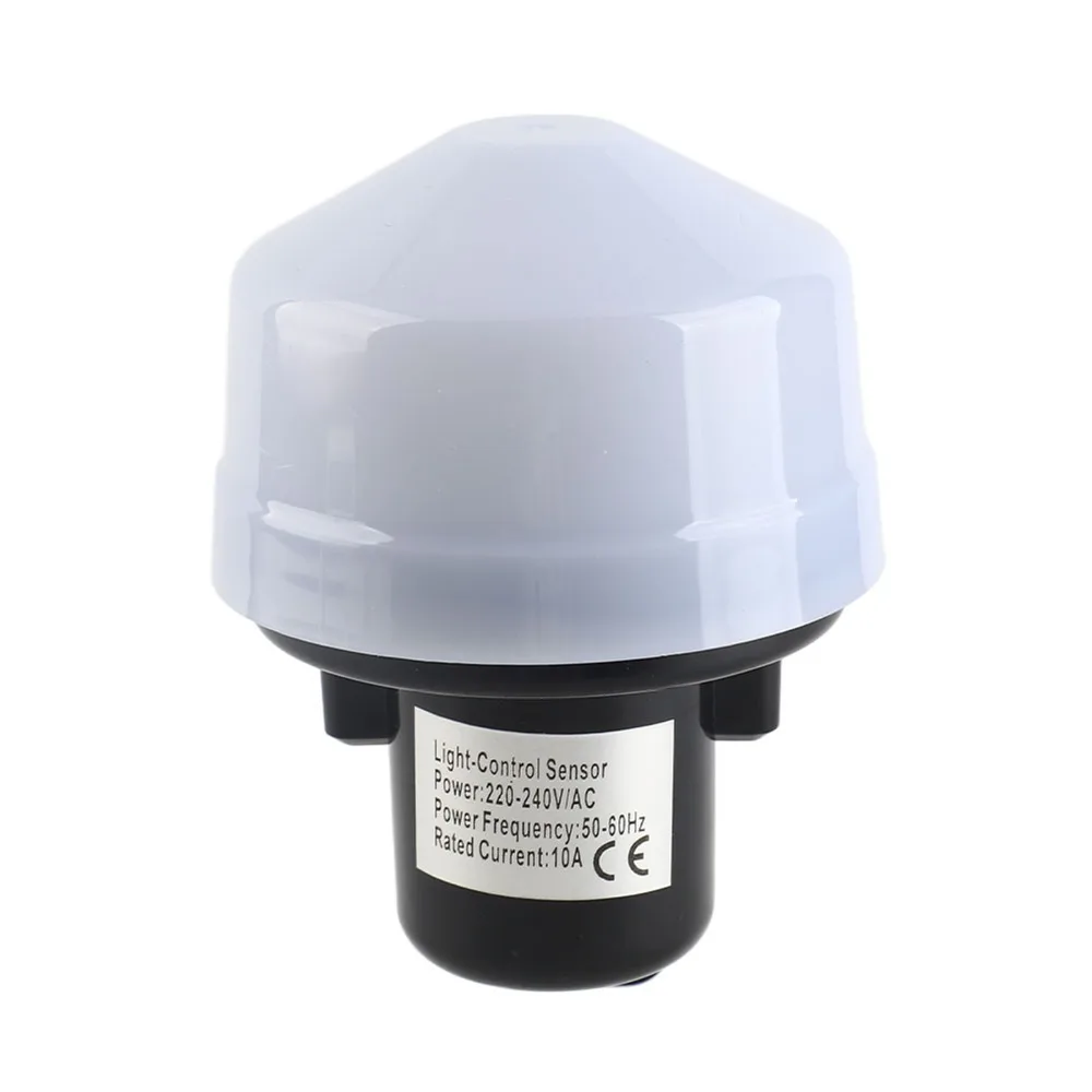 Durable High Sensitive Light Control Switch Weatherproof Adjustable Photocell Light Switch Outdoor Lamp Switch Street Lighting