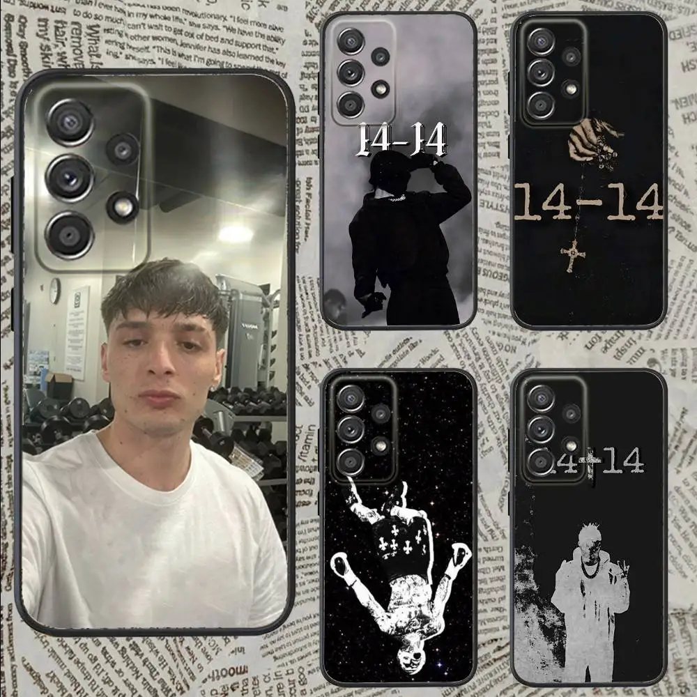 

P-Pesos Singer P-Pluma-as Phone Case For Samsung S25,S24,S21,S22,S23,S30,Ultra,S20,Plus,Fe,Lite,Note,10,9,5G Black Cover