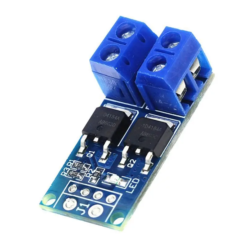 PORK-100PCS DC 5V-36V 15A(Max 30A) MOSFET MOS FET Trigger Switch Driver Module 0-20Khz PWM Regulator Control Panel