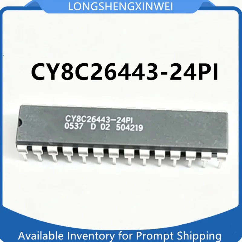 1PCS New CY8C26443-24PI CY8C26443 DIP28 8-bit Programmable System Chip Original in Stock