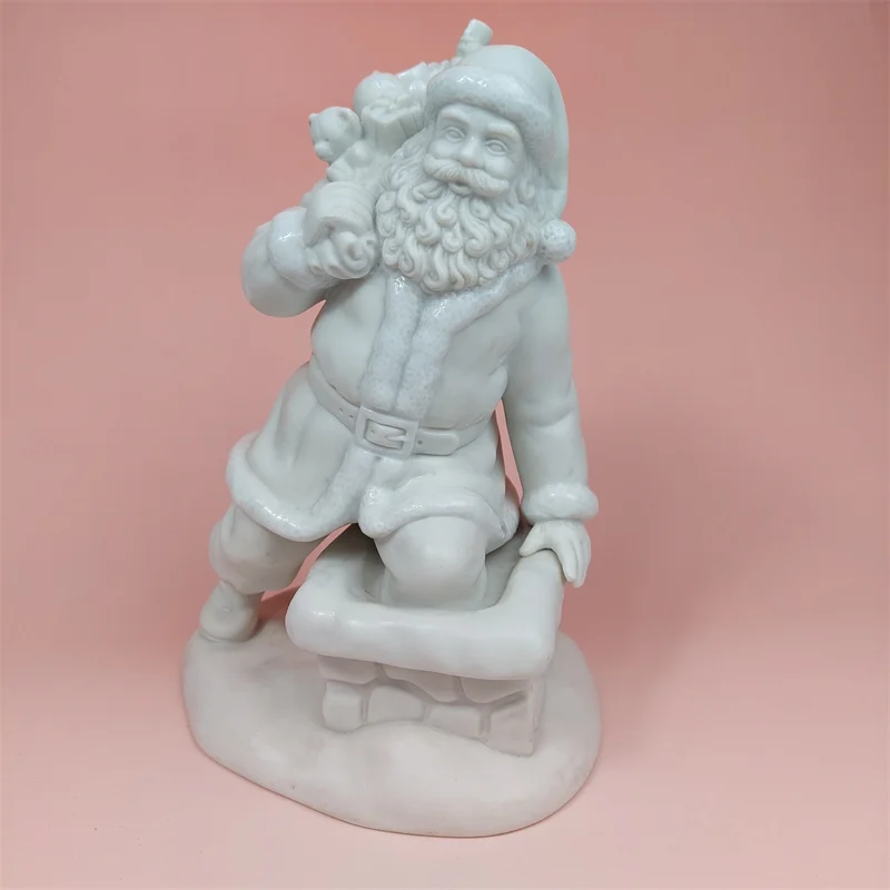 

Декор для вечеринки, американские фигурки Санта-Клауса LENOX, скульптура Санта-Клауса, украшения для домашнего рабочего стола, рождественские украшения, подарки