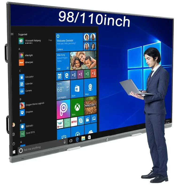 2024 New smart board 65inch Touch Screen Digital Flat Panel Interactive billboard smart boards for indoor digital screen display