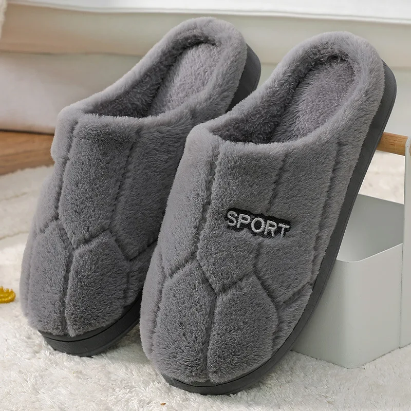 Women Winter Home Fur Slippers Cartoon Cat Non-Slip Soft Warm House Indoor Bedroom Men Couples Boys Girl Memory Foam Floor Shoes