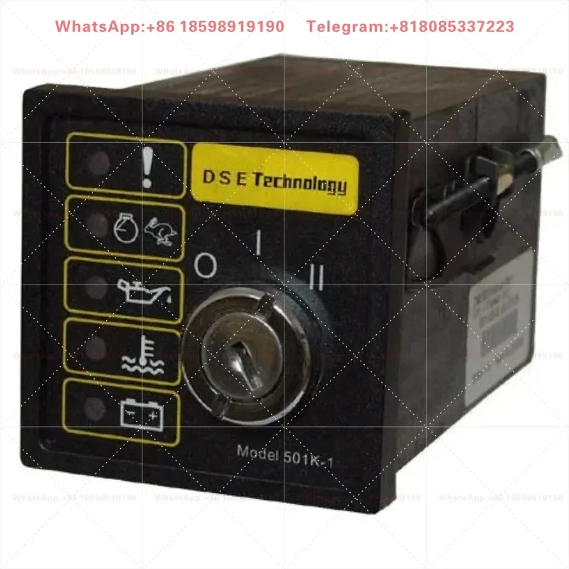 DSE501K Generator Controller 4 Protection Auto Shutdown Module Manual Key Start Diesel Genset Control Replacement Part