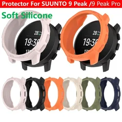 TPU Protective Case Cover For SUUNTO 9 Peak Pro Smart Watch Strap Clear Soft Silicone Bumper Protector Shell Accessoies SUUNTO9