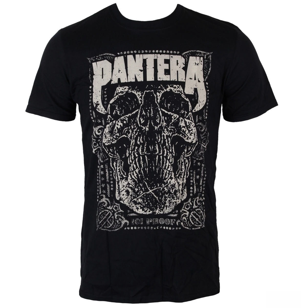 Pantera 101 Proof Skull Pattern Printing Summer Fashion T-Shirt Men Women Cotton T-shirt Casual Street Classic Band T-shirt