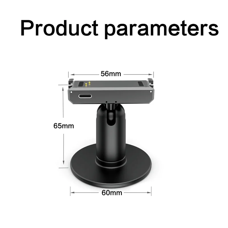 B68C Pivot Stand For Insta360 GO 3 With Type C Interface, With 360° Rotating Action Camera Quick Replacement For VLOG