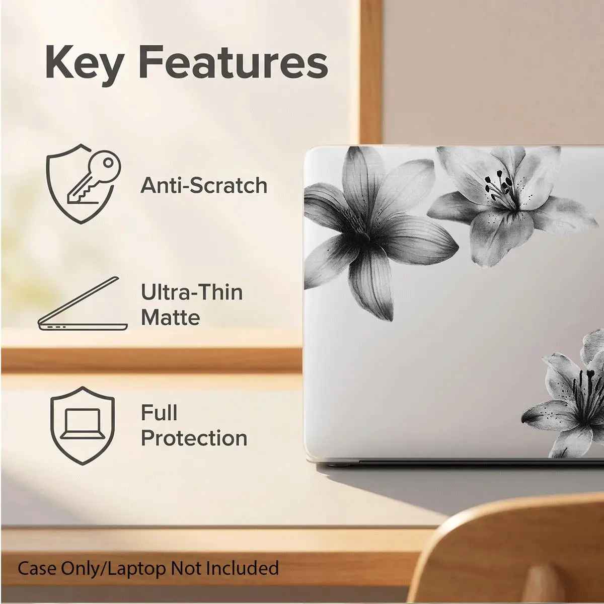 Case for MacBook,compatible with 13 Neo/13.3 Air/13.3 Pro/13.6Air/14.2 Pro/15Air/16.333Pro