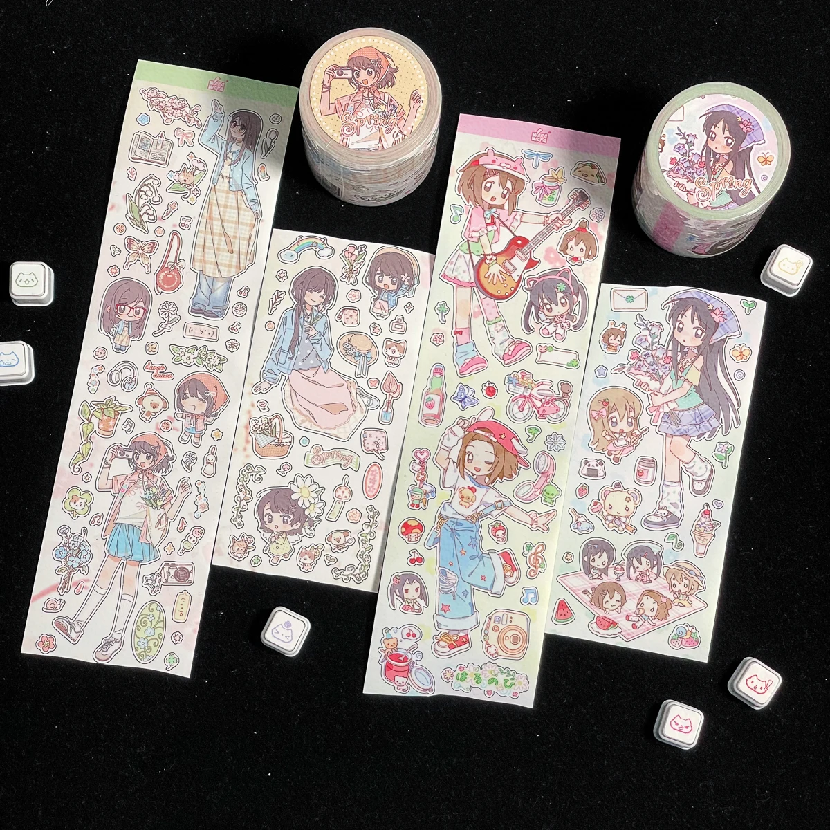 fitas-adesivas-vintage-japonesas-com-personagens-kawaii-para-scrapbooking-adesivos-fofos-para-meninas-papelaria-diy-celular-bagagem-motocicleta