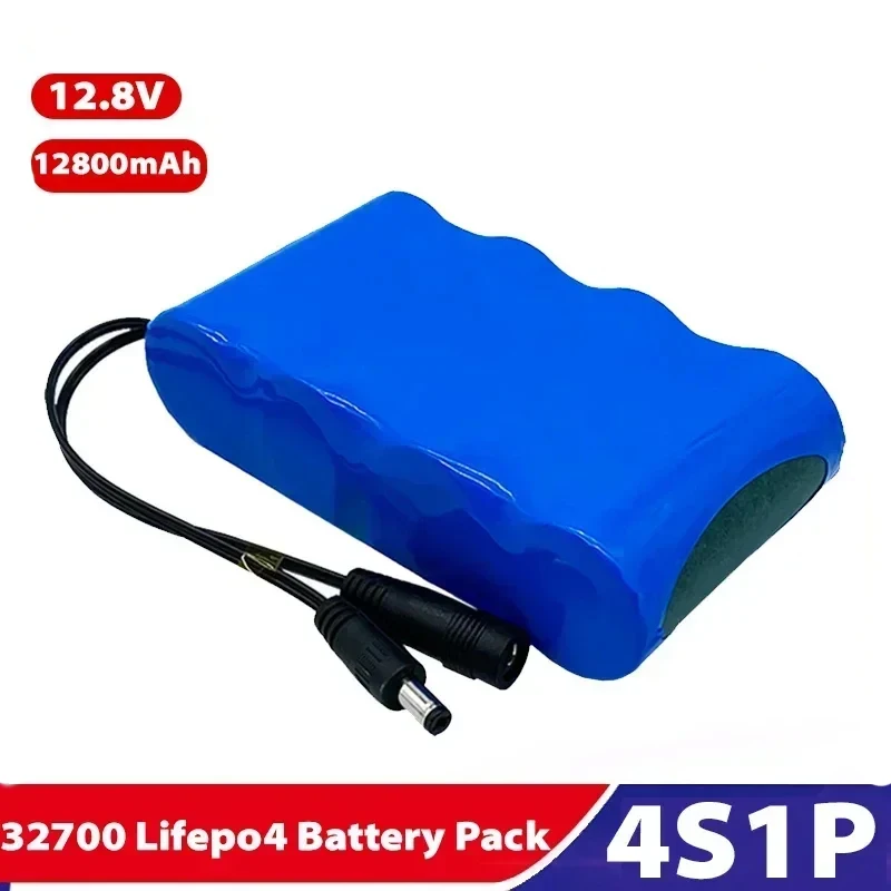 LiFePO4 32700 12V 12800mAh rechargeable battery pack built-in 40A same port balanced BMS 4S1P 12.8V power supply 14.6V charger