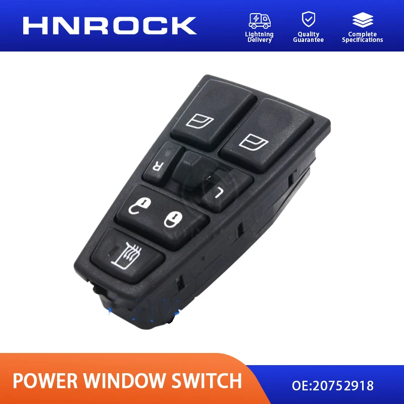 NEW HNROCK 20752918 Glass Lifter Suitable for Volvo Electric Window Master Switch Car Accessories