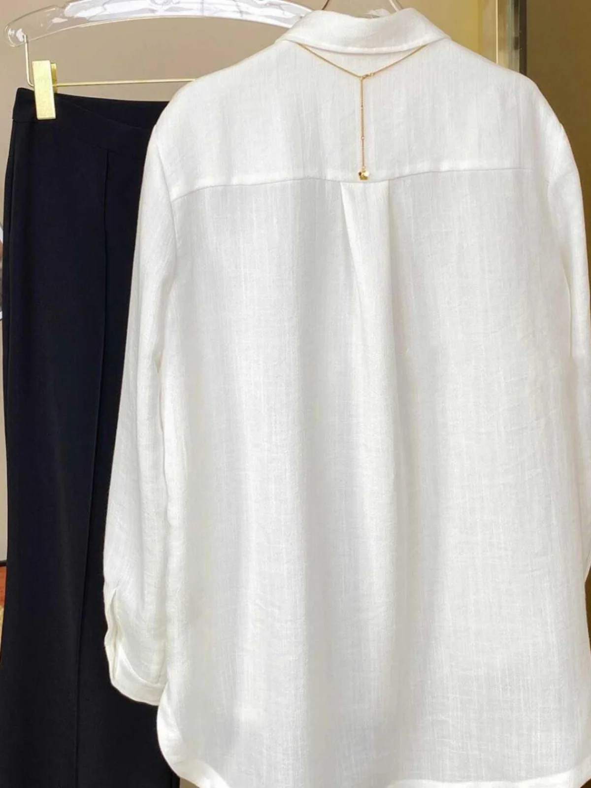 새로운 중국 스타일 여성용 자수 꽃무늬 긴 소매 빈티지 다용도 흰색 면 폴리에스터 비즈니스 캐주얼 ...